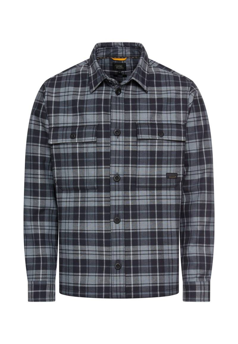 camel active - Overshirt aus reiner Baumwolle dark navy - Gr. - XXL von camel active