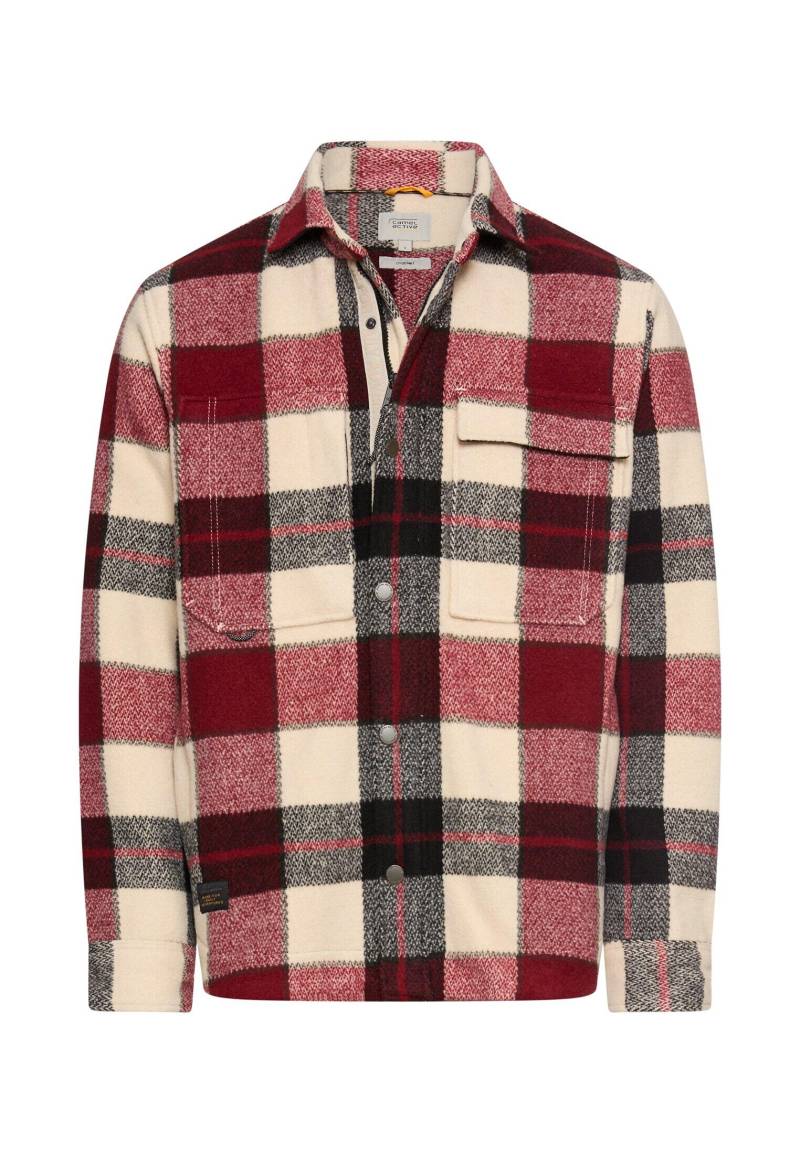 camel active - Overshirt mit Seitentaschen amber red - Gr. - M von camel active