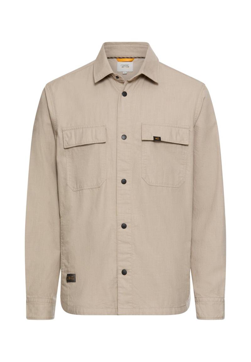 camel active - Overshirt mit Taschen light beige - Gr. - 3XL von camel active