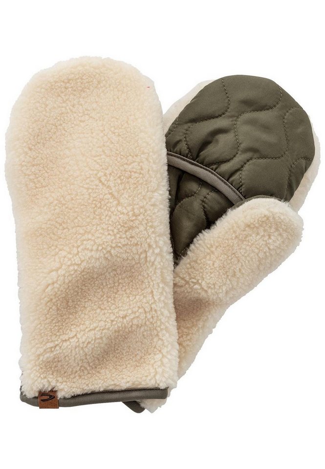 camel active PU-Handschuhe Fäustlinge mit Teddybesatz von camel active