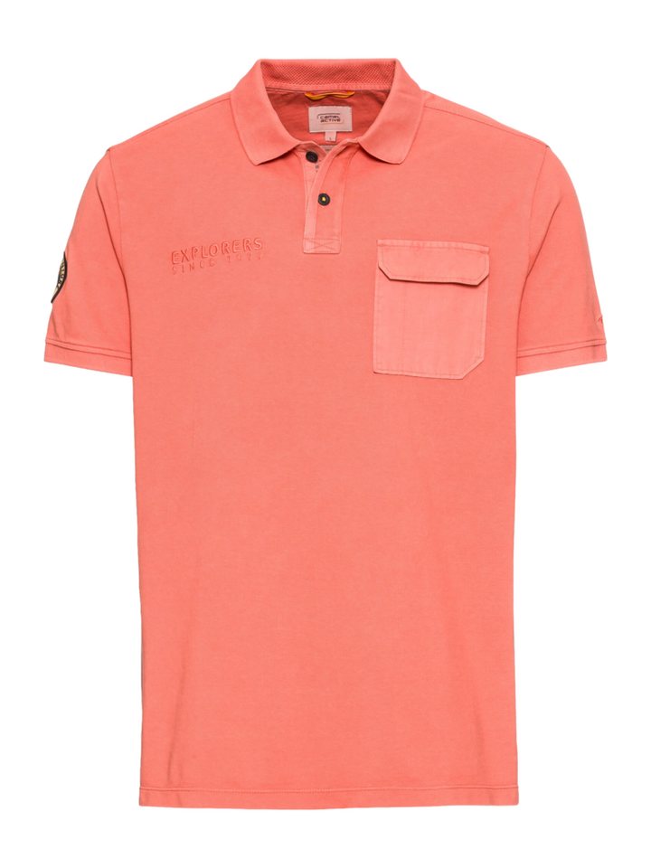 camel active Poloshirt Piqué Poloshirt mit Brusttasche - Regular Fit von camel active