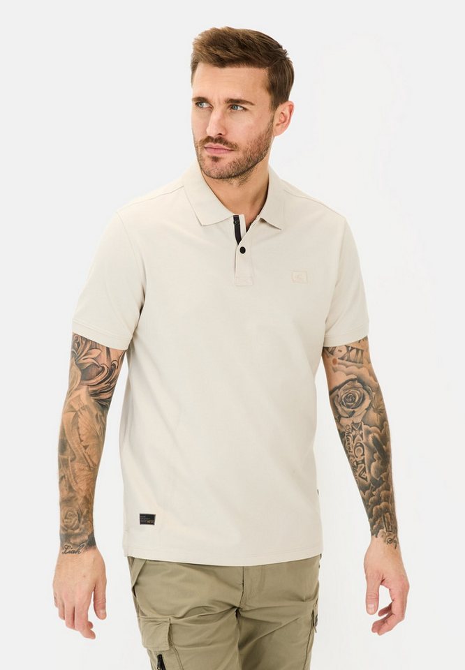 camel active Poloshirt aus einem Baumwollmix Kurzarm Polo Shirts_Poloshirt von camel active
