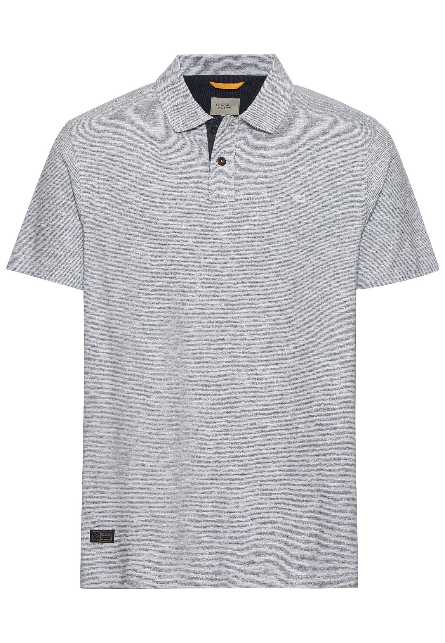 camel active - Poloshirt aus zertifiziertem Organic Cotton white - Gr. - 3XL von camel active