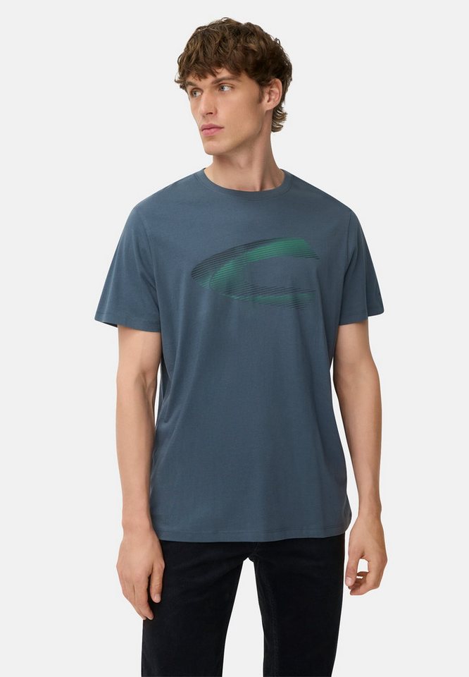 camel active Print-Shirt aus nachhaltigem Organic Cotton Kurzarm Rundhals von camel active