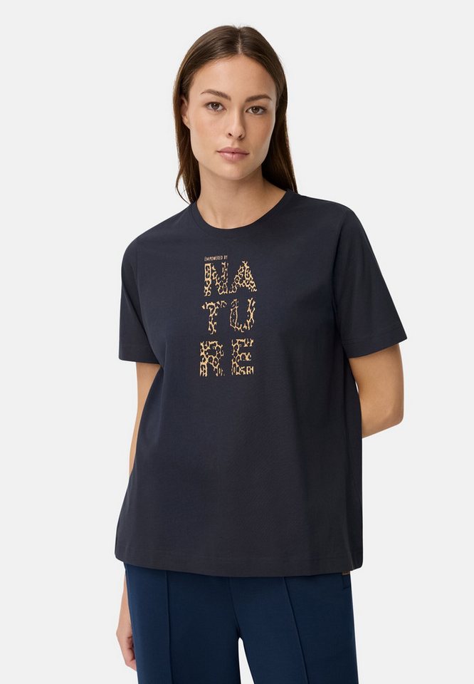 camel active Print-Shirt aus reiner Baumwolle Kurzarm Rundhals von camel active