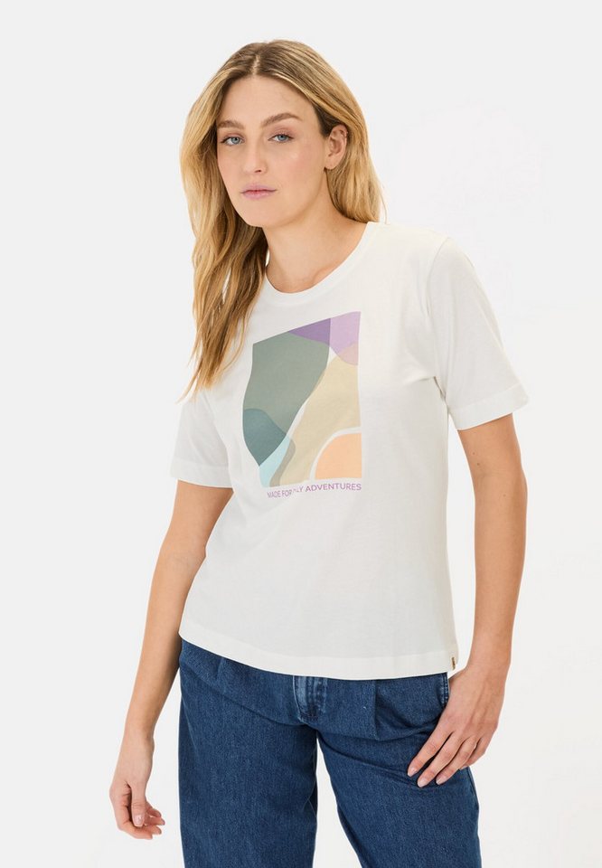 camel active Print-Shirt mit Print Kurzarm Rundhals von camel active