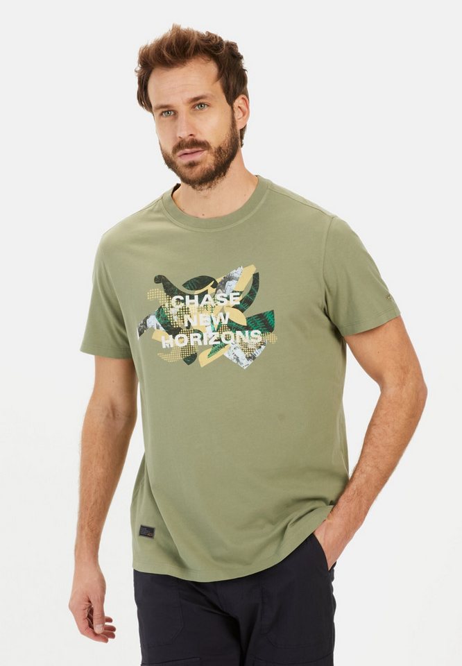 camel active Print-Shirt aus Organic Cotton Kurzarm Rundhals von camel active