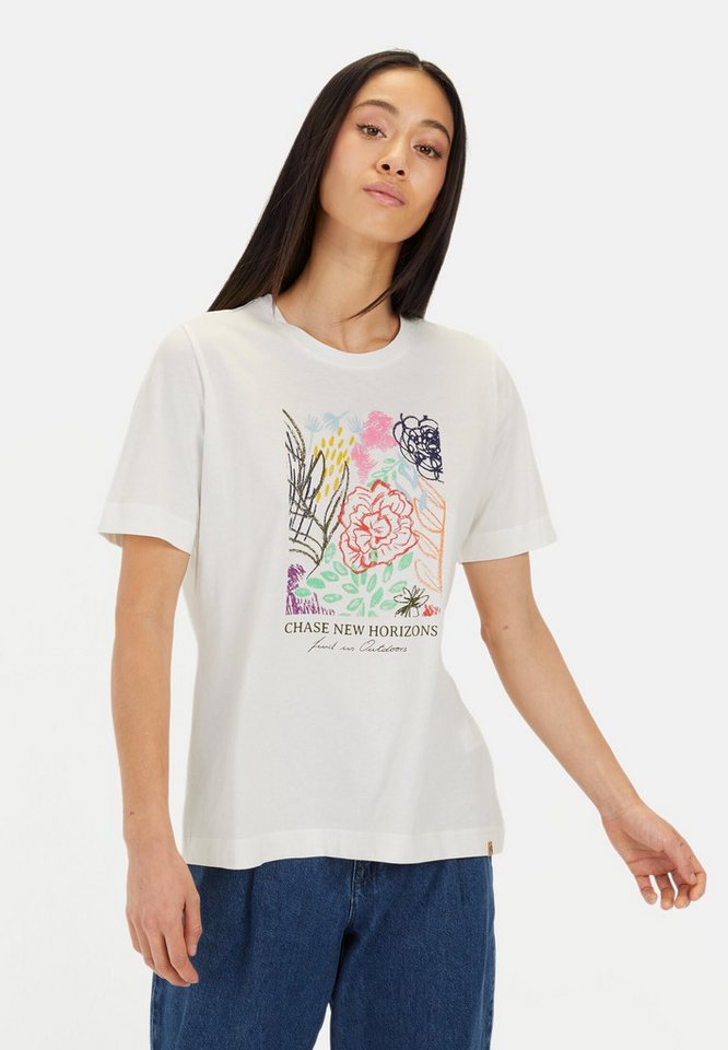 camel active Print-Shirt mit Print Kurzarm Rundhals von camel active
