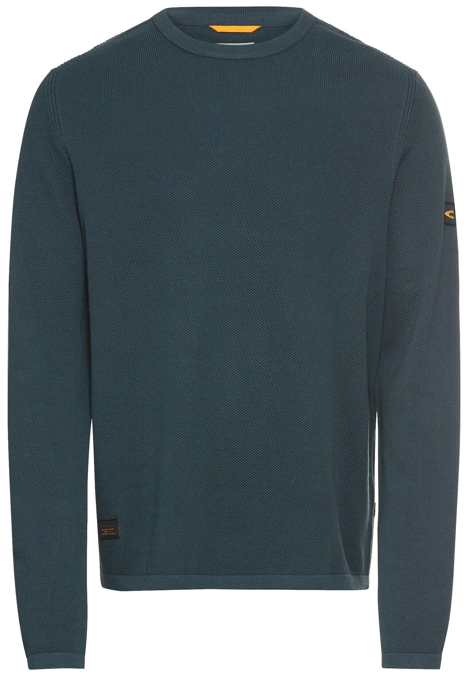 camel active - Pullover aus reiner Baumwolle tinted blue - Gr. - XL von camel active
