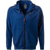 camel active Herren Sweatjacke blau Baumwolle unifarben von camel active