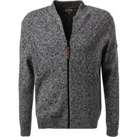 camel active Herren Cardigan grau Baumwolle unifarben von camel active