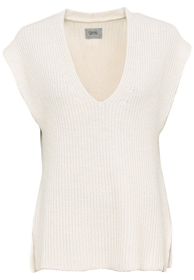 camel active Pullunder Strick-Pullunder mit V-Ausschnitt von camel active