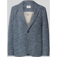 camel active Regular Fit 2-Knopf-Sakko mit Reverskragen in Marine, Größe 30 von camel active