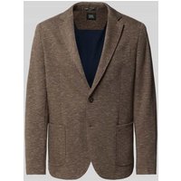 camel active Regular Fit 2-Knopf-Sakko mit Reverskragen in Beige, Größe 52 von camel active