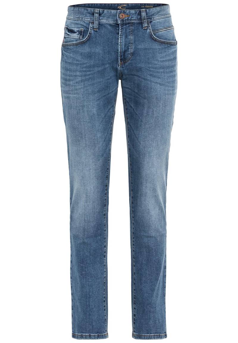 camel active - Regular Fit 5-Pocket Jeans aus Baumwolle ocean blue - Gr. - 44/34 von camel active