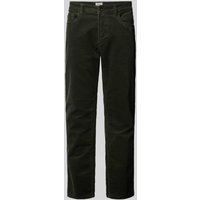 camel active Regular Fit Cordhose im 5-Pocket-Design in Oliv, Größe 34/34 von camel active