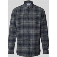 camel active Regular Fit Freizeithemd mit Button-Down-Kragen in Anthrazit, Größe S von camel active