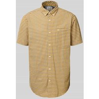camel active Regular Fit Freizeithemd mit Button-Down-Kragen in Hellgelb, Größe XXL von camel active