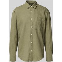 camel active Regular Fit Freizeithemd mit Leinen-Anteil in Oliv, Größe XXL camel active Regular Fit Freizeithemd mit Leinen-Anteil in Oliv, Größe XXL von camel active