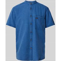 camel active Regular Fit Freizeithemd mit Strukturmuster in Hellblau, Größe M von camel active