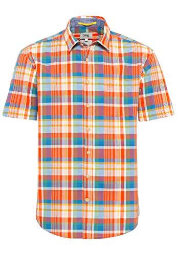 camel active Herren 409235/7s75 Hemd, Rot, M EU von camel active