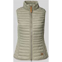 camel active Regular Fit Steppweste mit Stehkragen und Label-Detail in Lind, Größe 38 camel active Regular Fit Steppweste mit Stehkragen und Label-Detail in Lind, Größe 38 von camel active