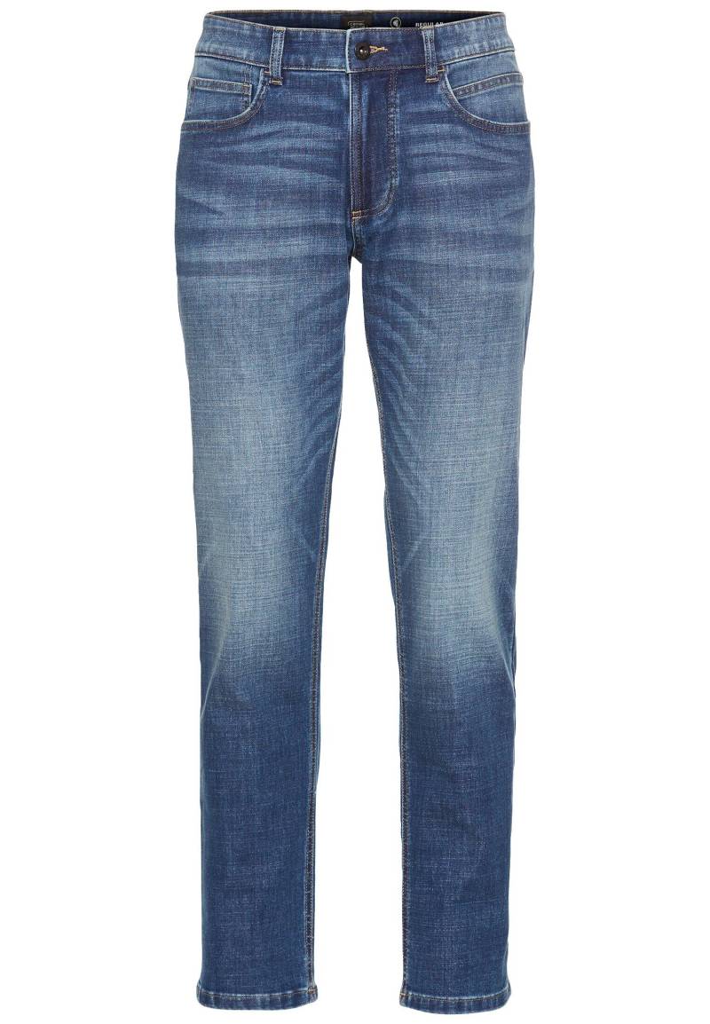 camel active - Regular Fit fleXXXactive® Cooling Jeans indigo - Gr. - 34/34 von camel active