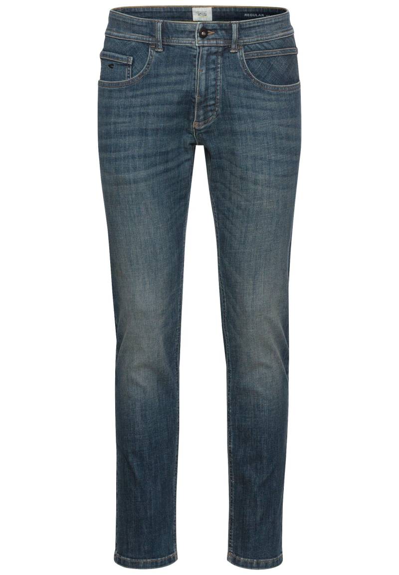 camel active - Regular Fit fleXXXactive® Jeans dark greencast - Gr. - 38/34 von camel active