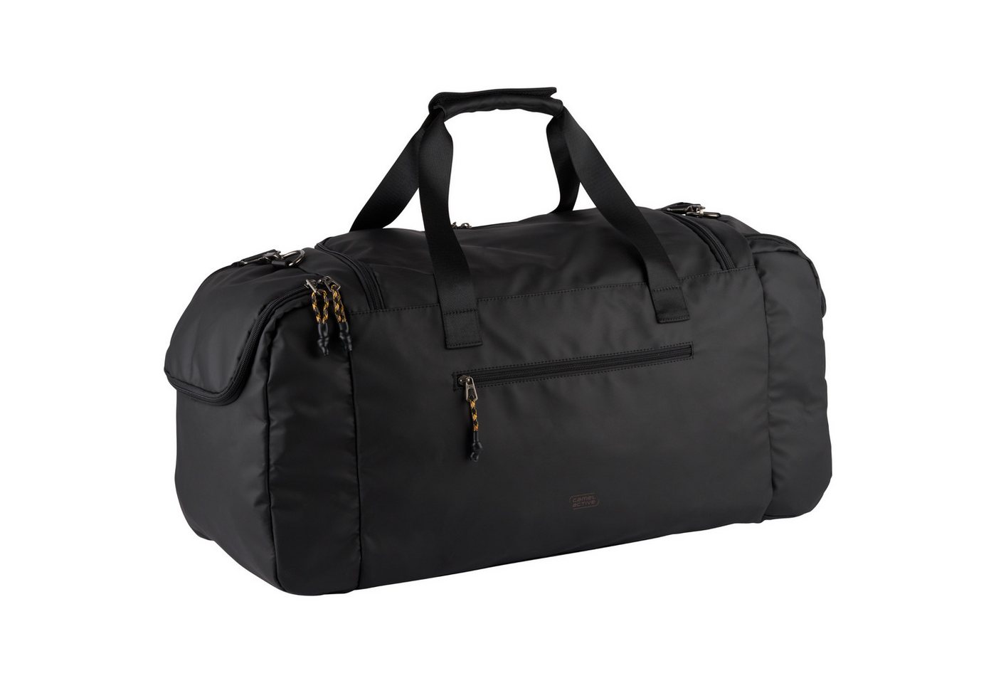 camel active Reisetasche Explore, wasserabweisendes recyceltes Nylon und reflektierende Reißverschlüsse von camel active