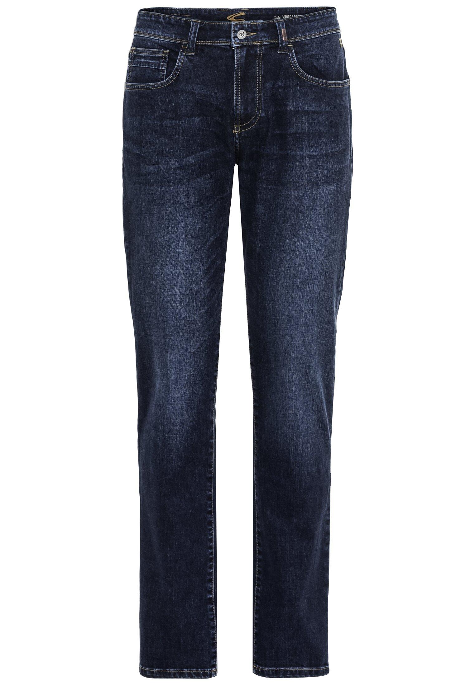camel active - Relaxed Fit 5-Pocket Jeans aus Baumwolle indigo - Gr. - 35/36 von camel active