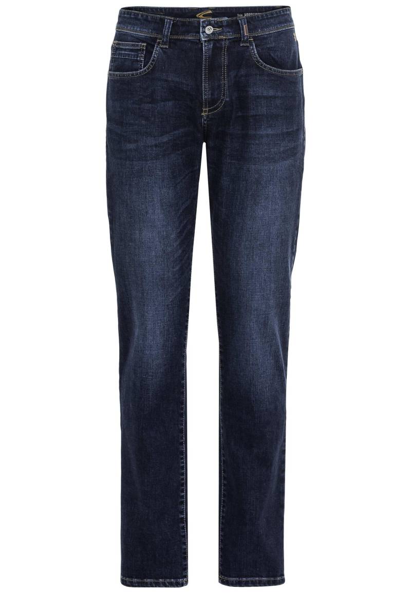 camel active - Relaxed Fit 5-Pocket Jeans aus Baumwolle indigo - Gr. - 35/36 von camel active