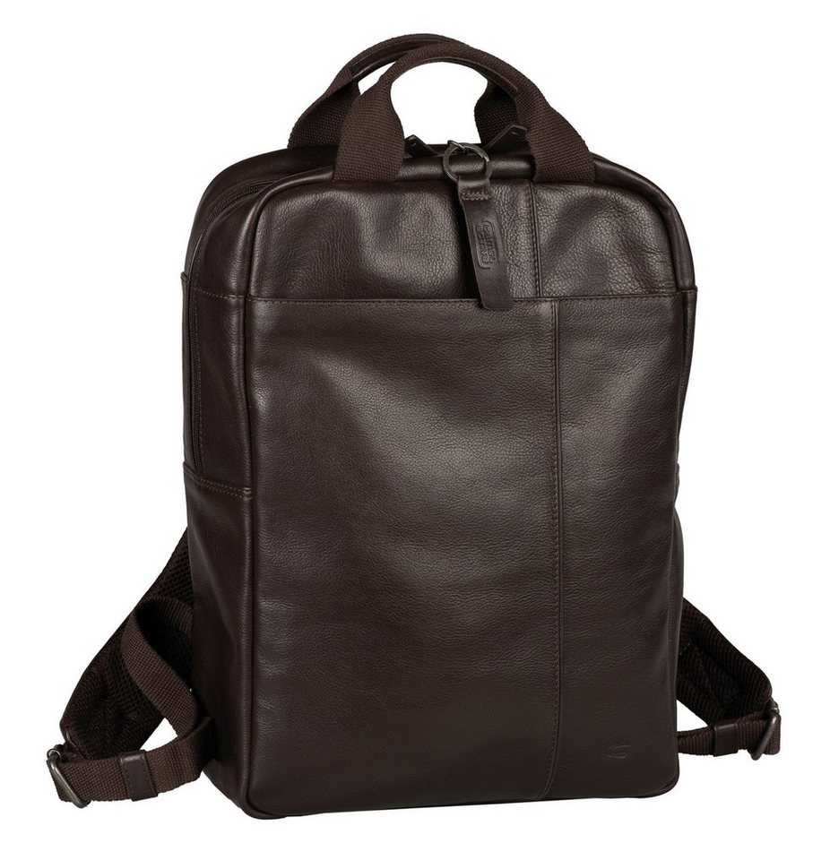 camel active Rucksack Backpack, aus echtem Leder von camel active