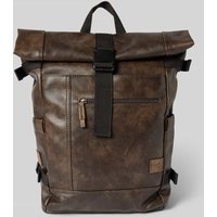 camel active Rucksack in Leder-Optik Modell 'LAOS' in Dunkelbraun, Größe 1 von camel active
