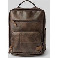 camel active Rucksack mit Label-Patch Modell 'LAOS' in Mittelbraun, Größe 1 von camel active
