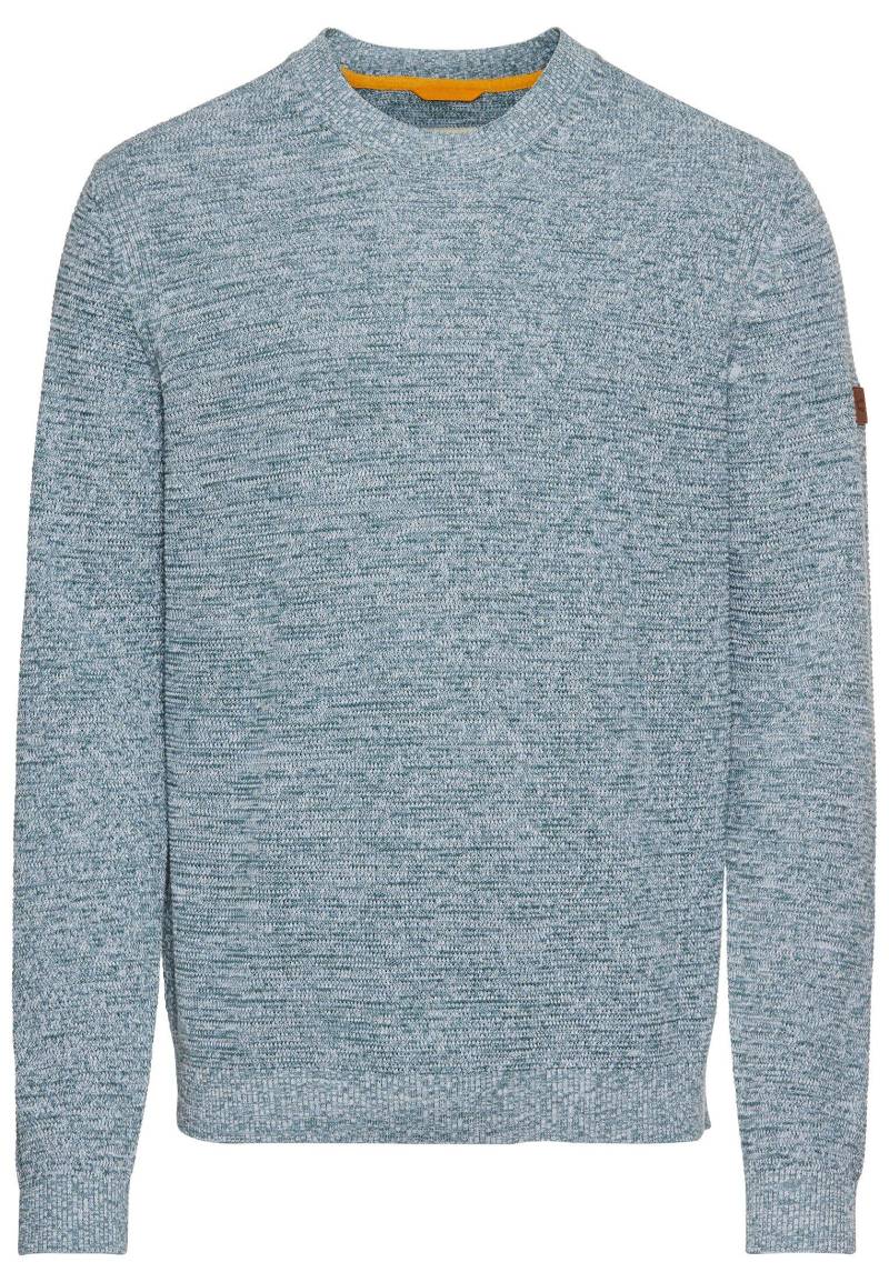camel active - Rundhals Pullover aus Baumwolle smoke blue - Gr. - XL von camel active