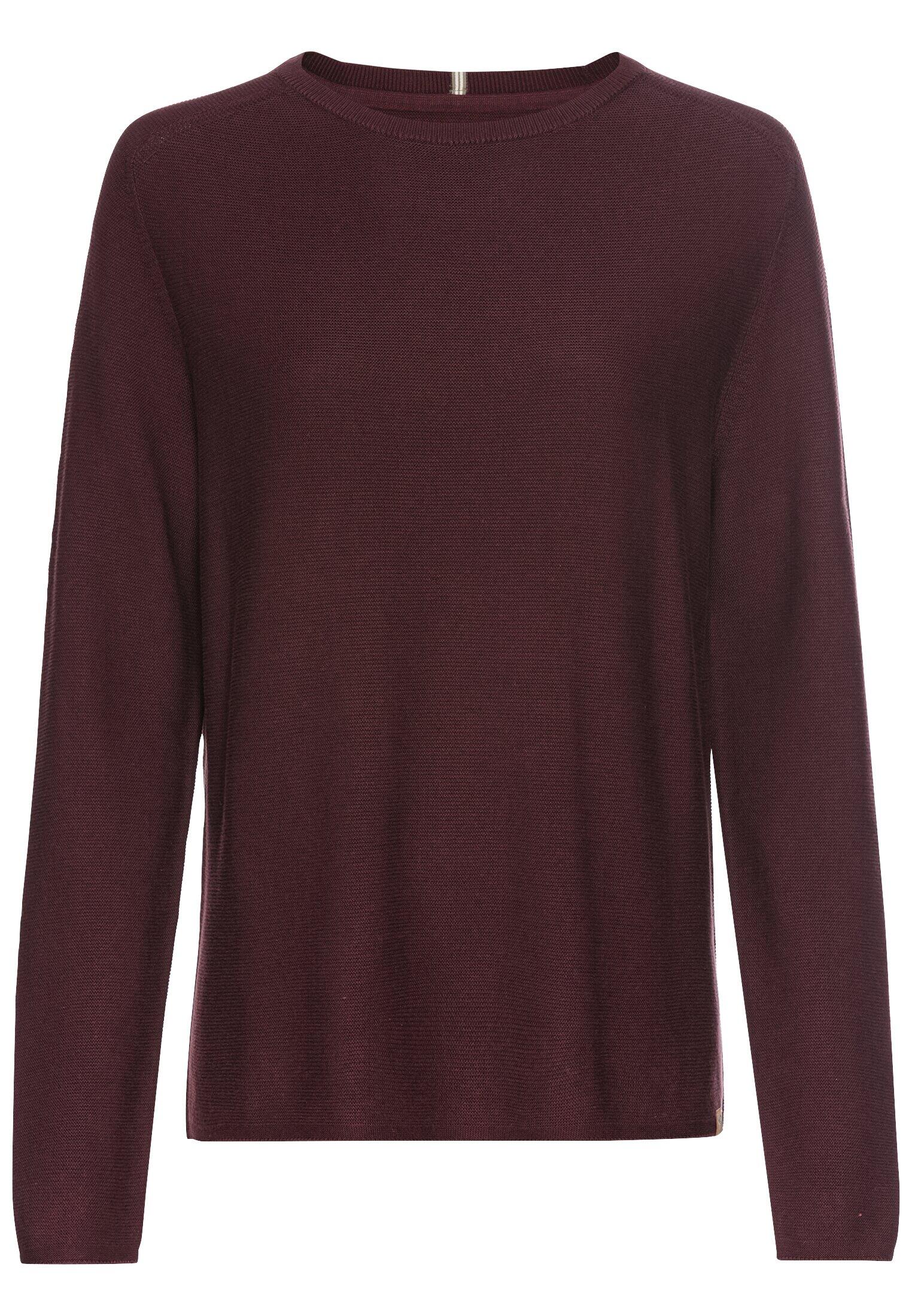 camel active - Rundhals Sweatshirt aus reiner Baumwolle plum - Gr. - XL von camel active