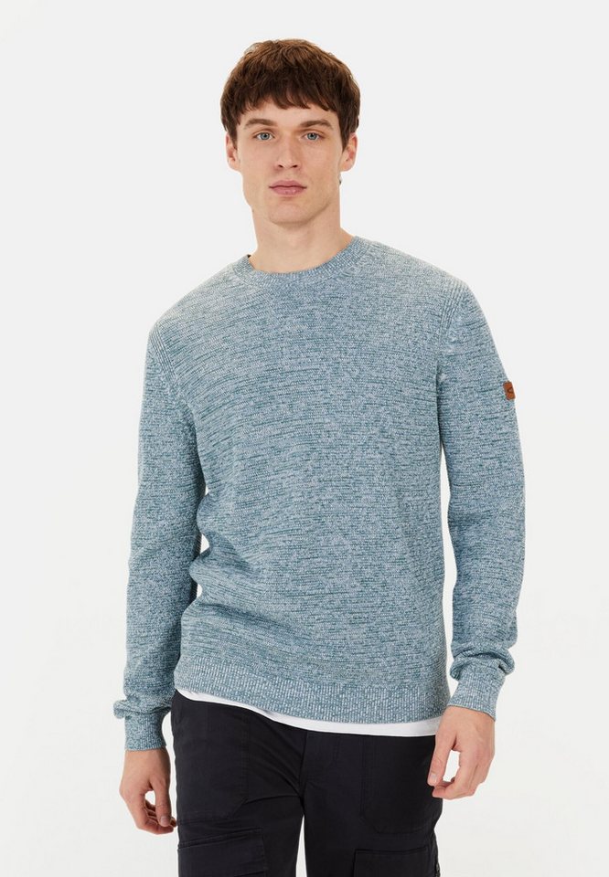 camel active Rundhalspullover aus Baumwolle Langarm Rundhals Pullover_Rundhalspullover von camel active