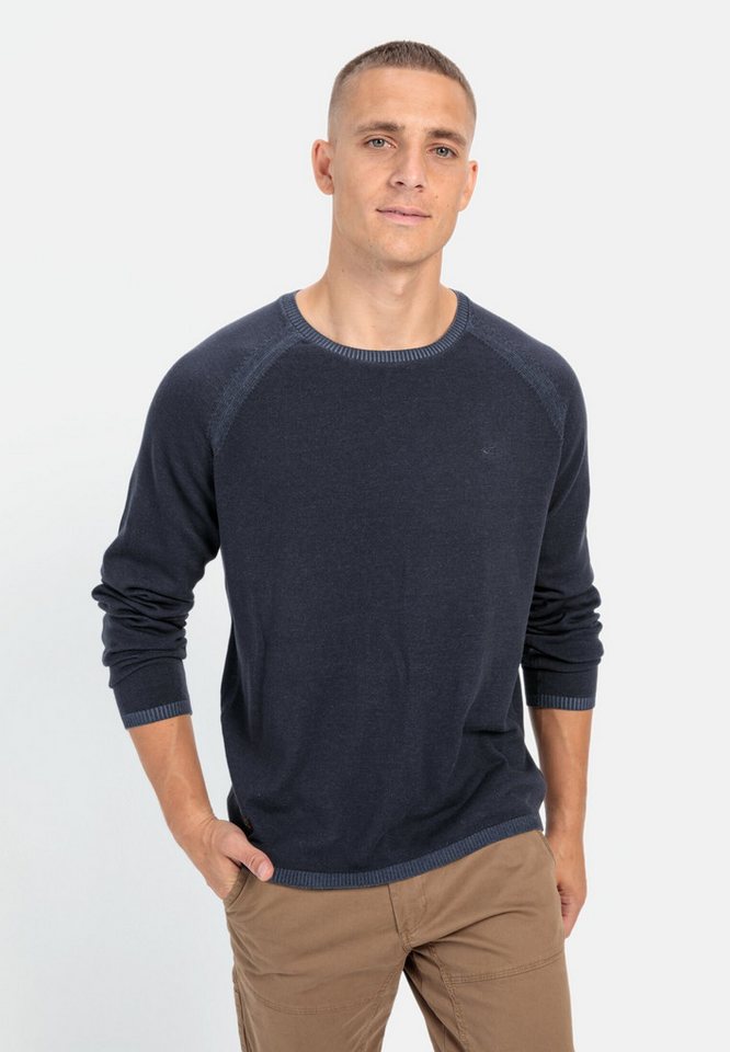 camel active Rundhalspullover aus reiner Baumwolle Pullover_Rundhalspullover camel active Rundhalspullover aus reiner Baumwolle Pullover_Rundhalspullover von camel active