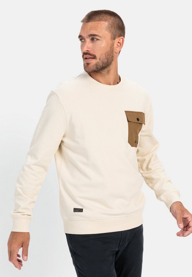 camel active Rundhalspullover mit Brusttasche Pullover_Rundhalspullover von camel active