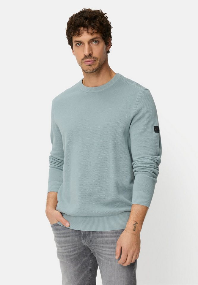 camel active Rundhalspullover mit Rundhalsausschnitt Langarm Pullover_Rundhalspullover von camel active