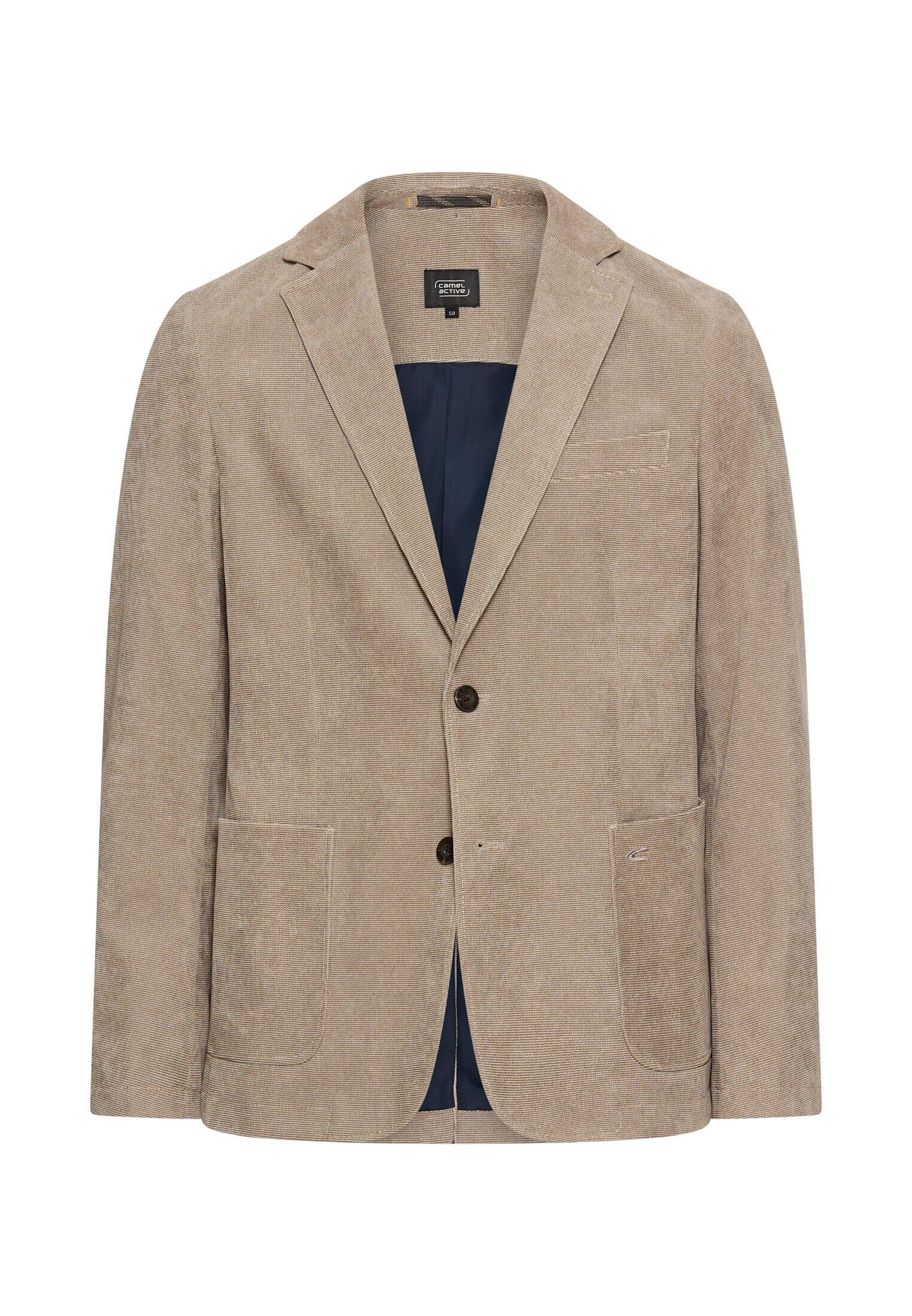 camel active - Sakko mit Innentasche und Stretchkomfort wood - Gr. - 52 von camel active