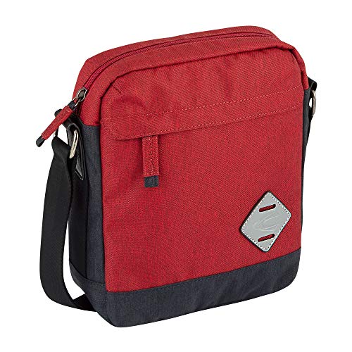 camel active Satipo Herren Umhängetasche Crossbody Bag Klein Rot von camel active