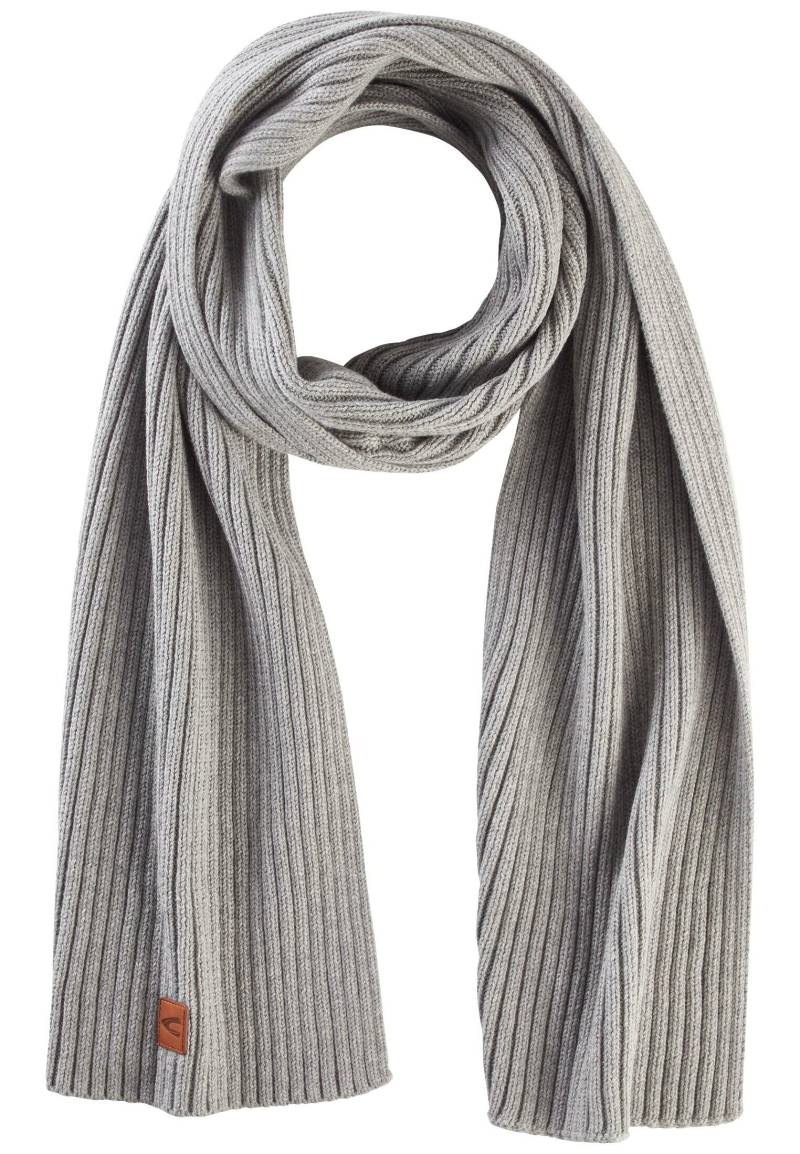 camel active - Schal aus einem Baumwoll-Kaschmir-Mix stone gray von camel active