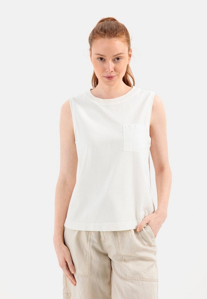camel active Shirttop mit Brusttasche ärmellos Rundhals von camel active