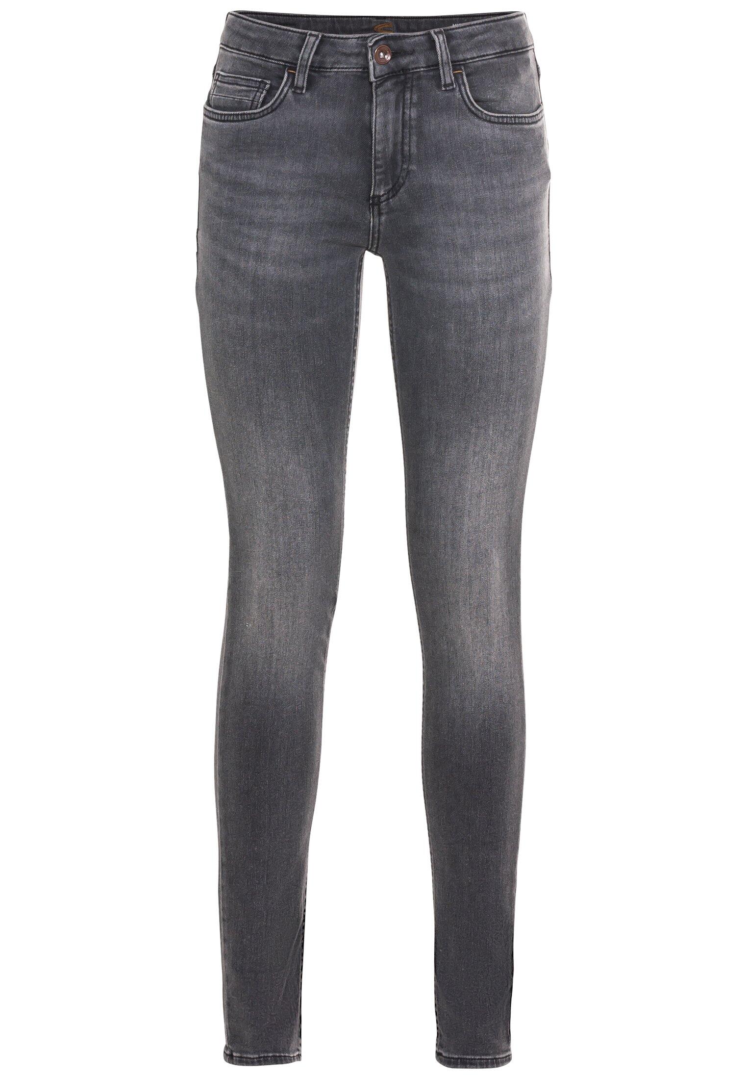 camel active - Slim Fit Denim asphalt - Gr. - 32/32 von camel active