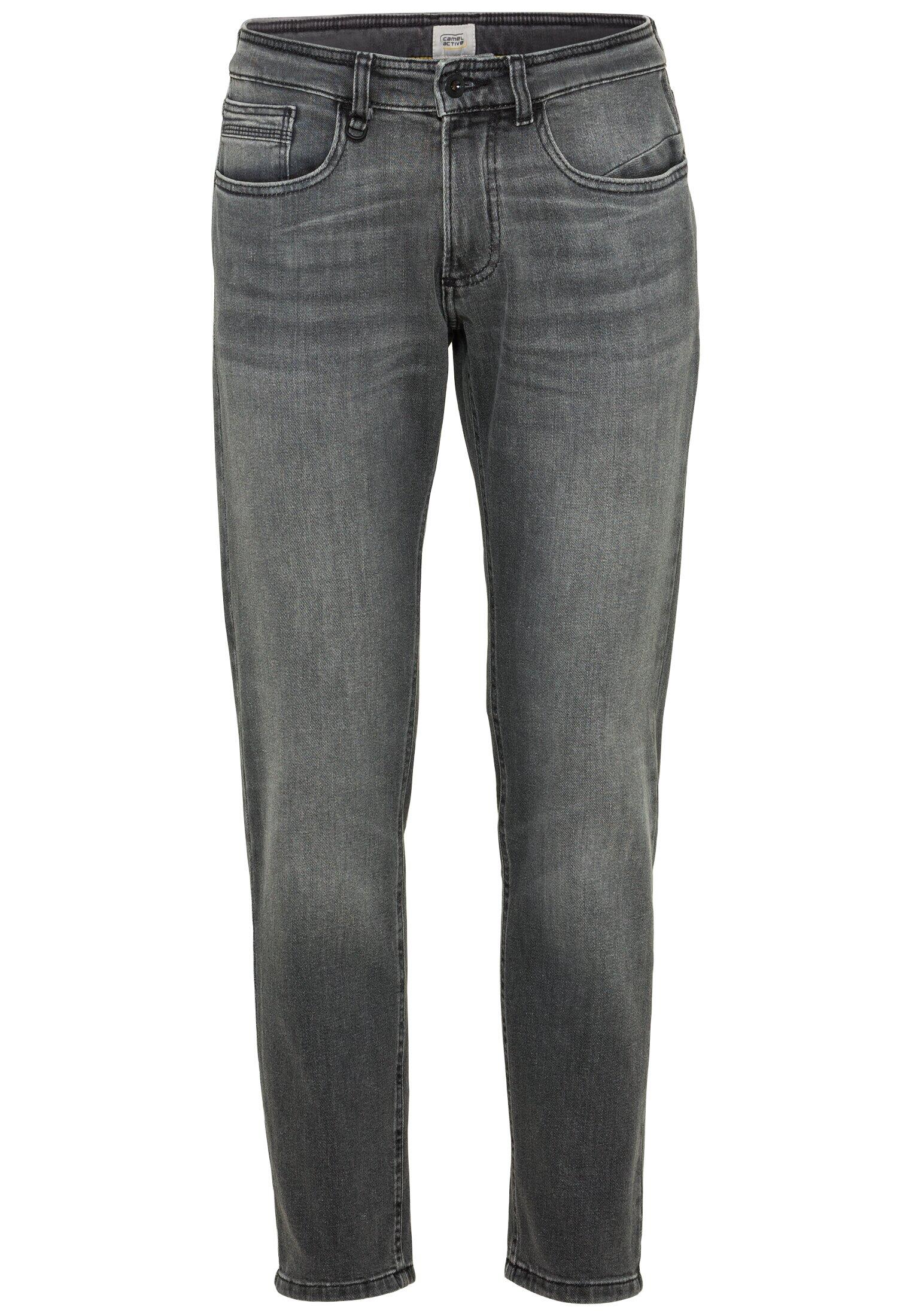 camel active - Slim Fit fleXXXactive® Jeans stone gray - Gr. - 33/32 von camel active