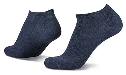 camel active Sneaker Socks 3er Pack 6595 indigo denim Strumpf hellbraun Füssling jeansblau meliert, Size:43-46 von camel active