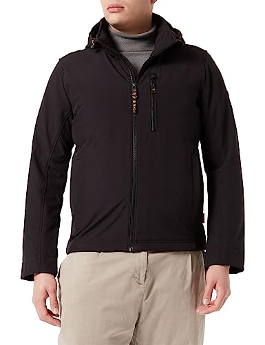 camel active Herren Wind- und Wasserabweisende Softshell-Jacke mit Abnehmbarer Kapuze Schwarz, menswear-64 camel active Herren Wind- und Wasserabweisende Softshell-Jacke mit Abnehmbarer Kapuze Schwarz, menswear-64 von camel active