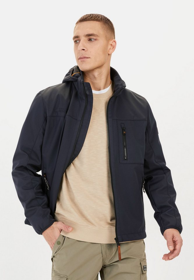 camel active Softshelljacke aus recyceltem Polyester Reflektierende Details von camel active