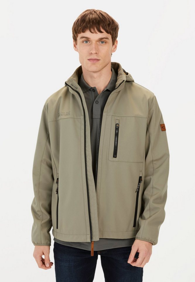 camel active Softshelljacke aus recyceltem Polyester Reflektierende Details von camel active
